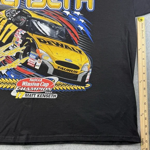 Vintage 2003 Matt Kenseth NASCAR Winston Cup Champion T-Shirt XXL‎ Dewalt NWT